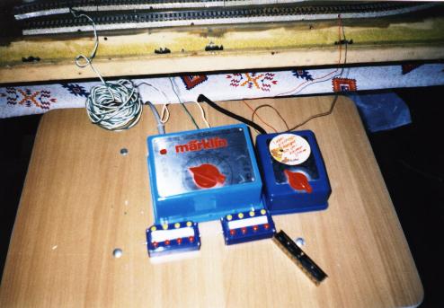 Meine alte provisorische Technik.